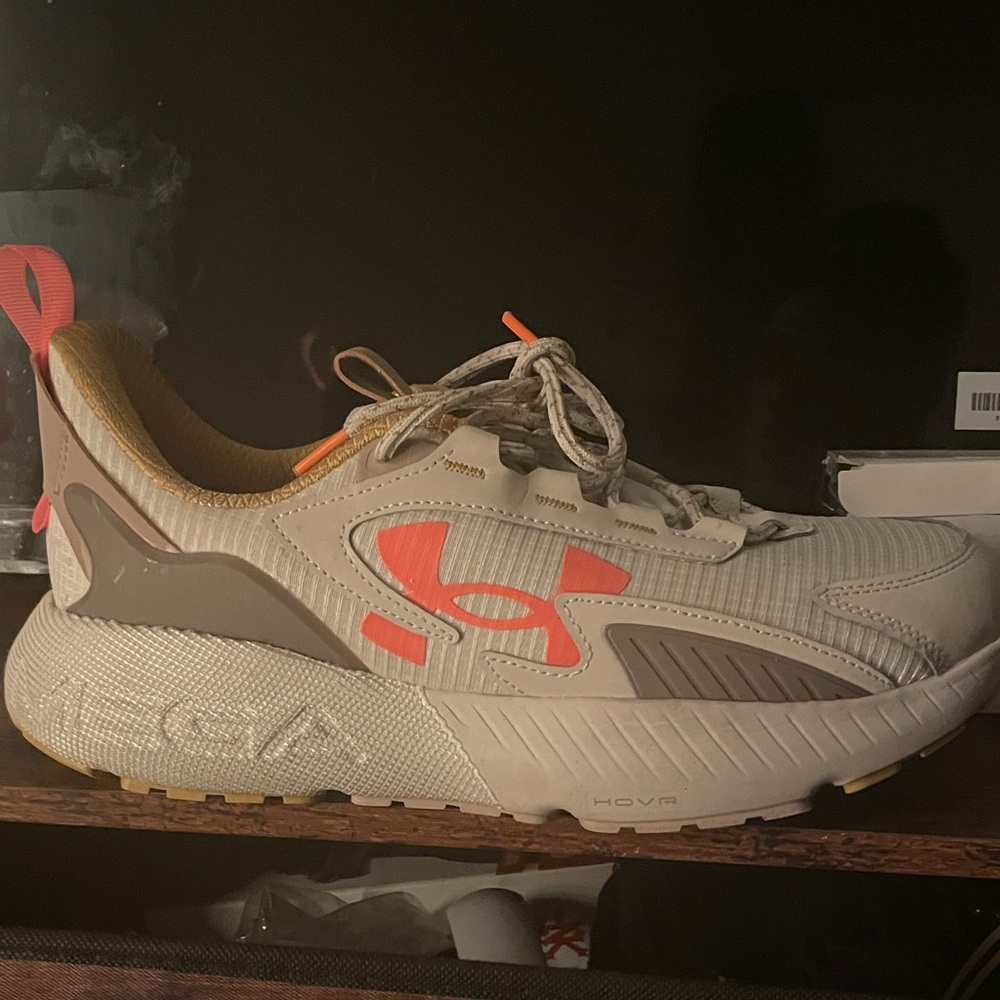 Under Armour Beige and Coral Athletic Shoes